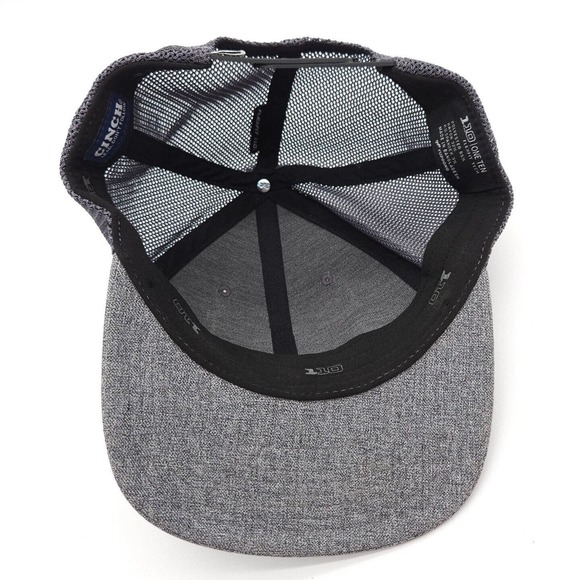 Cinch Western Snapback Trucker Mesh Elk Patch Hat Adjustable Gray Baseball Cap - Picture 6 of 8